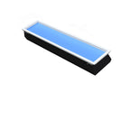 Modern Minimalist Smart Blue Sky Metal LED Flush Mount Ceiling Light for Living Room BulbSquare
