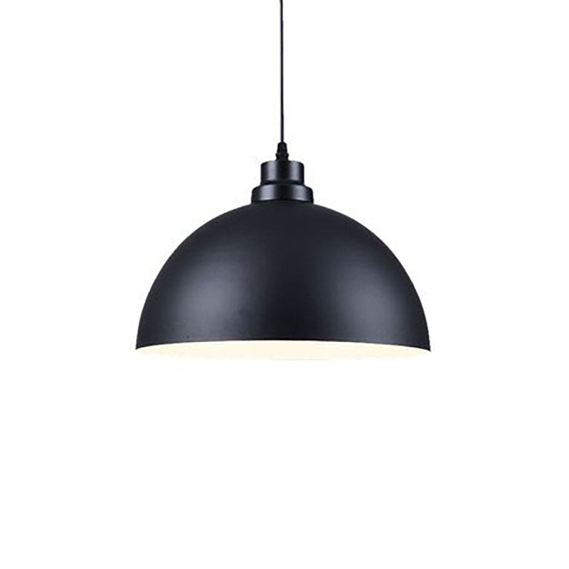 Industrial Simple Iron Dome Pot Lid 1-Light Pendant Light