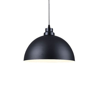 Industrial Simple Iron Dome Pot Lid 1-Light Pendant Light