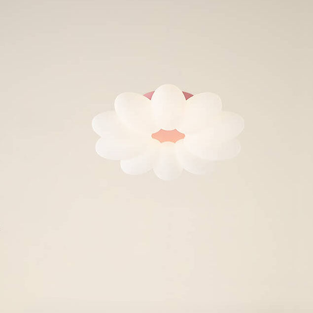 Lumendat Modern Minimalist PVC Floral Shape LED Kids Flush Mount Ceiling Light Lumendat