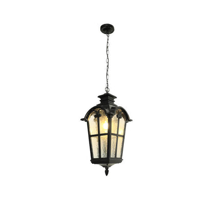 Traditional European Die-cast Aluminum Outdoor Waterproof 1-Light Pendant Light For Outdoor