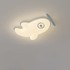 Lumendat Contemporary Nordic Kids Iron PE Plane LED Flush Mount Ceiling Light For Bedroom Lumendat