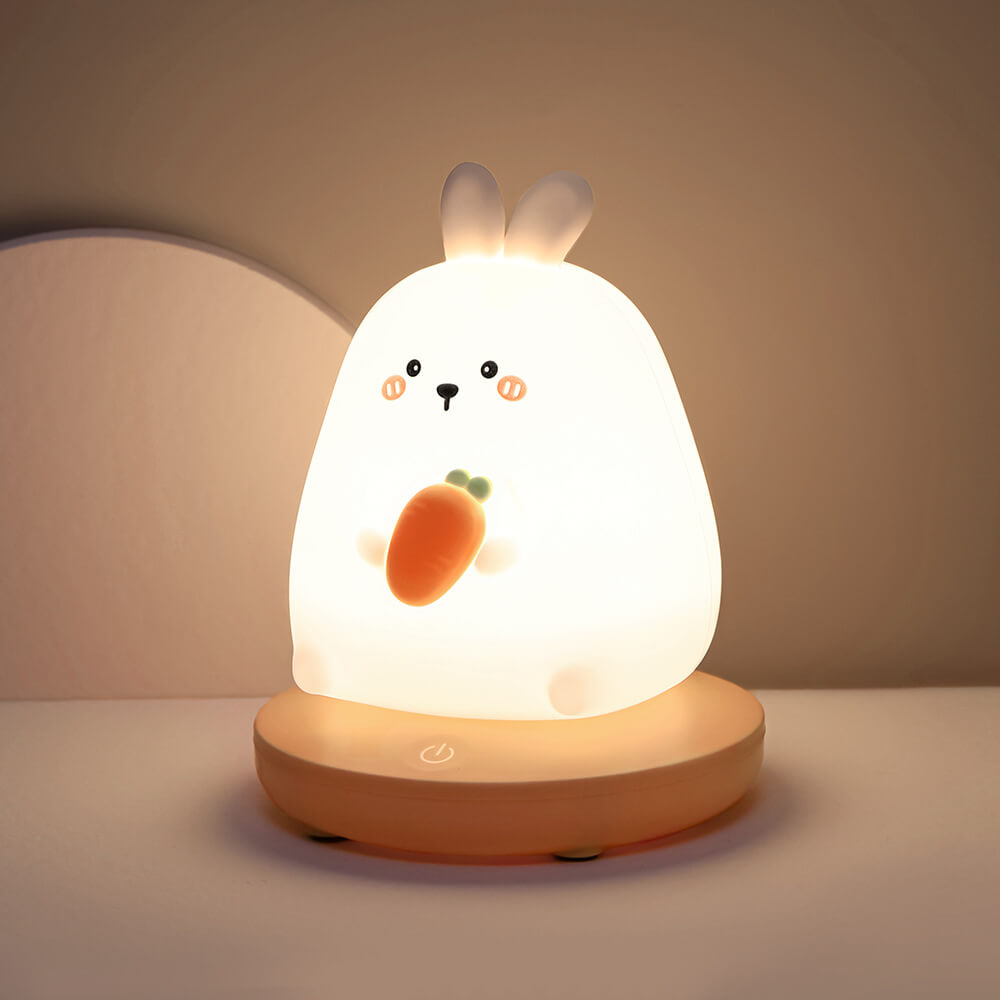 Creative Silicone Animal USB Rechargeable Night Light Decorative Table Lamp Lumendat