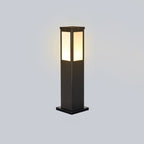 Modern Solar Lawn Square Column Outdoor Waterproof Path Lamp Lumendat