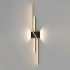 Modern Minimalist Aluminum Geometric Long Straight Line LED Wall Sconce Lamp For Living Room Lumendat