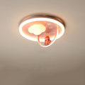 Lumendat Contemporary Creative Resin Kids Cartoon LED Flush Mount Ceiling Light For Bedroom Lumendat
