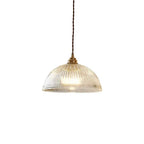 Modern Simple Clear Glass Dome Pot Lid 1-light Pendant Light Lumendat