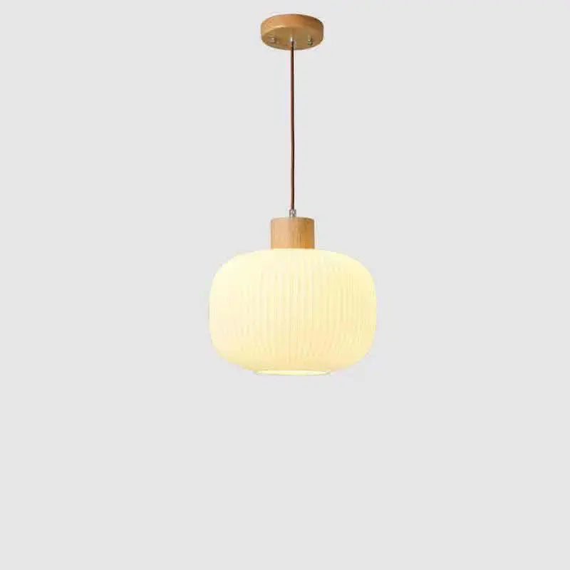 Japanese Minimalist Log Wood Strip Glass Jar 1/2/3 Light Island Light Chandelier Lumendat