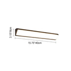 Modern Minimalist Outdoor Long Bar Aluminum Acrylic Waterproof LED Wall Sconce Lamp For Outdoor Lumendat