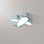 Lumendat Cartoon Creative Luminous Aircraft Design LED Flush Mount Ceiling Light Lumendat