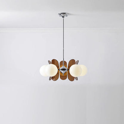 Modern Mid-century Acrylic Magic Bean Glass Shade 3/5/6/8-light Chandelier for Living Room