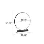 Outdoor Waterproof Acrylic Lampshade Aluminum Ring Design LED Lawn Light Lumendat
