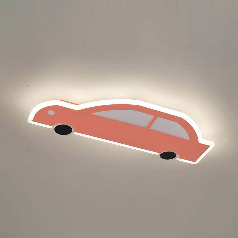Lumendat Cartoon Creative Car Shape Iron LED Flush Mount Ceiling Light Lumendat