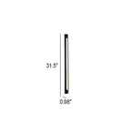 Modern Simplicity Long Strip Aluminum Silicone LED Wall Sconce Lamp