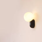 Macaron Cream Style Resin Glass Ball 1-Light Wall Sconce Lamp