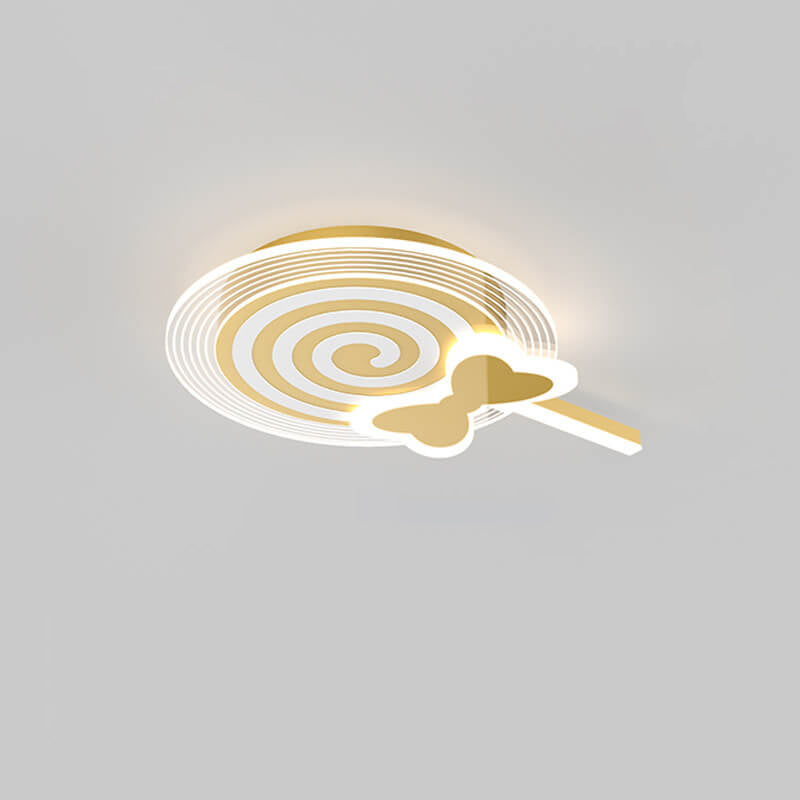 Lumendat Creative Childlike Cartoon Lollipop Design LED Flush Mount Light Lumendat