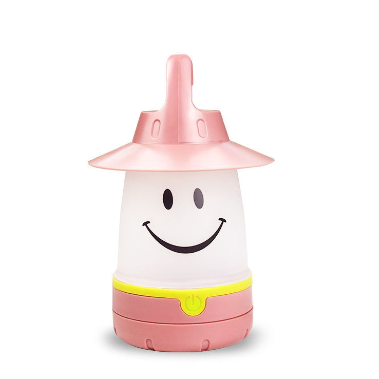 Creative Smiley Lantern Outdoor Camping LED Decorative Table Lamp Lumendat
