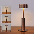 Creative Retro Cylindrical LED Charging Night Light Table Lamp Lumendat