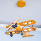 Lumendat Contemporary Creative Kids Aircraft Hardware Acrylic LED Chandelier For Bedroom Lumendat