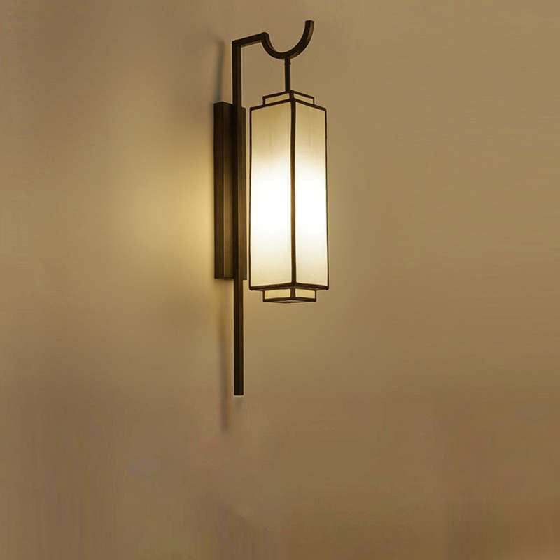 Modern Light Luxury Vintage Iron Cloth 1-Light Wall Sconce Lamp Lumendat