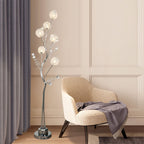 Creative Aluminum Weaving Balls Tree Branch Rustic Decor 6-Light Standing Floor Lamp Lumendat