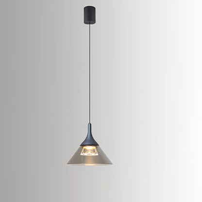 Nordic Creative Cone Aluminum Acrylic LED Pendant Light