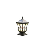 Modern Vintage Waterproof Patio Solar Outdoor Column Head Light Lumendat