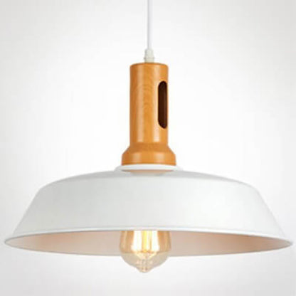 Nordic Industrial Aluminum Barn 1-Light Pendant Light