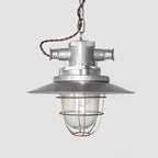 Industrial Vintage Blast Iron Cage 1-light Pendant Light Lumendat