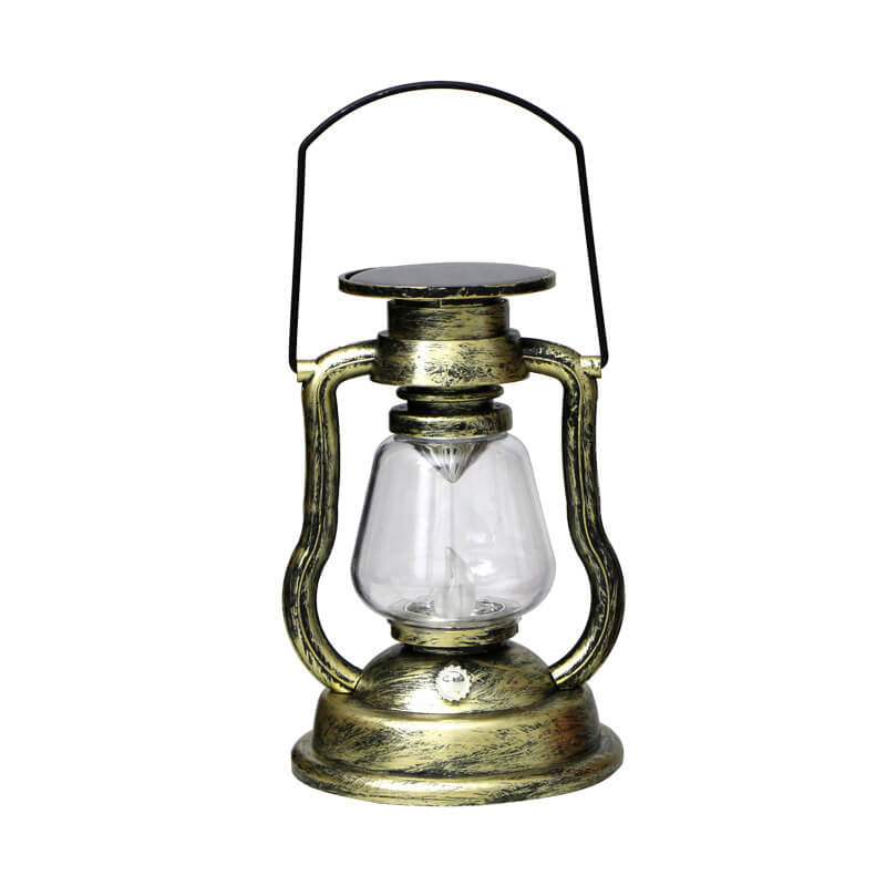 Solar Retro Kerosene Lamp Horse Lamp LED Outdoor Garden Patio Decoration Portable Flame Candle Light Lumendat