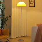 Nordic Vintage Acrylic Clear Dome LED Standing Floor Lamp Lumendat