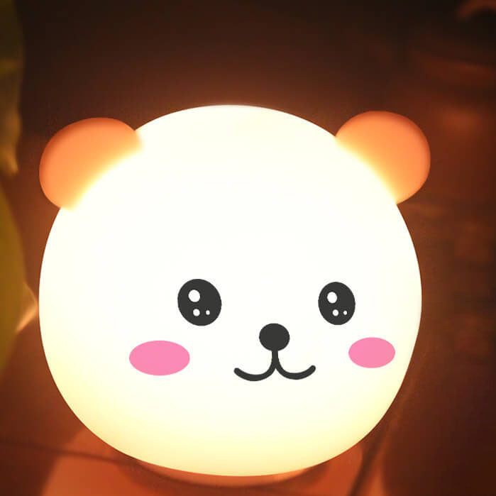 Lumendat Cartoon Animal Colorful Silicone LED Night Light Table Lamp Lumendat
