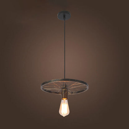 Industrial Creative Personality Wrought Iron Wheels 1/3/6-light Chandelier