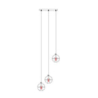 Modern Luxury Staircase Crystal Orb Ball Shade LED Loft Chandelier Lumendat