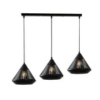 Modern Minimalist Iron Hollow Diamond Shape 1/3-light Island Light Chandelier Lumendat