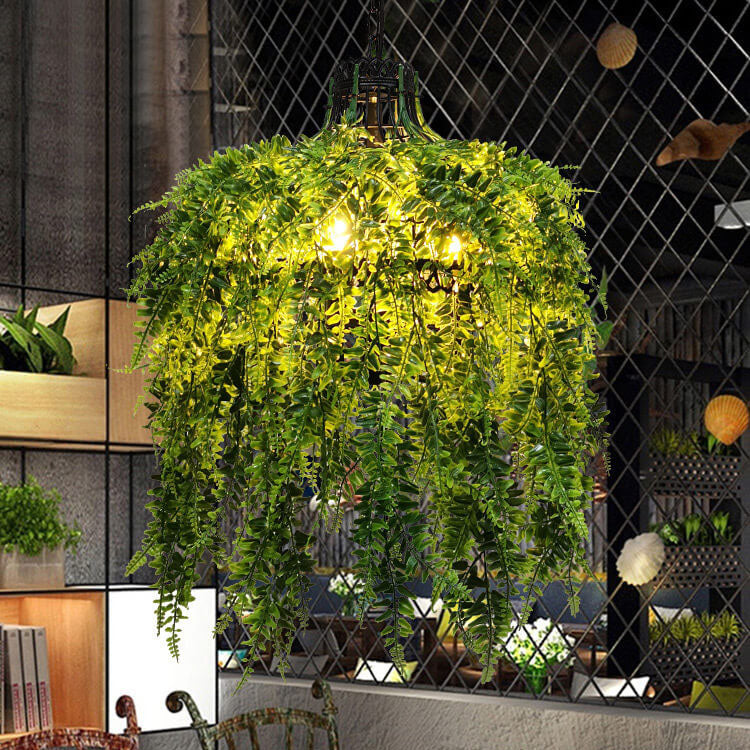 Creative Plant Vine 3-light Chandelier – Botanical Lobelia & Willow Designs