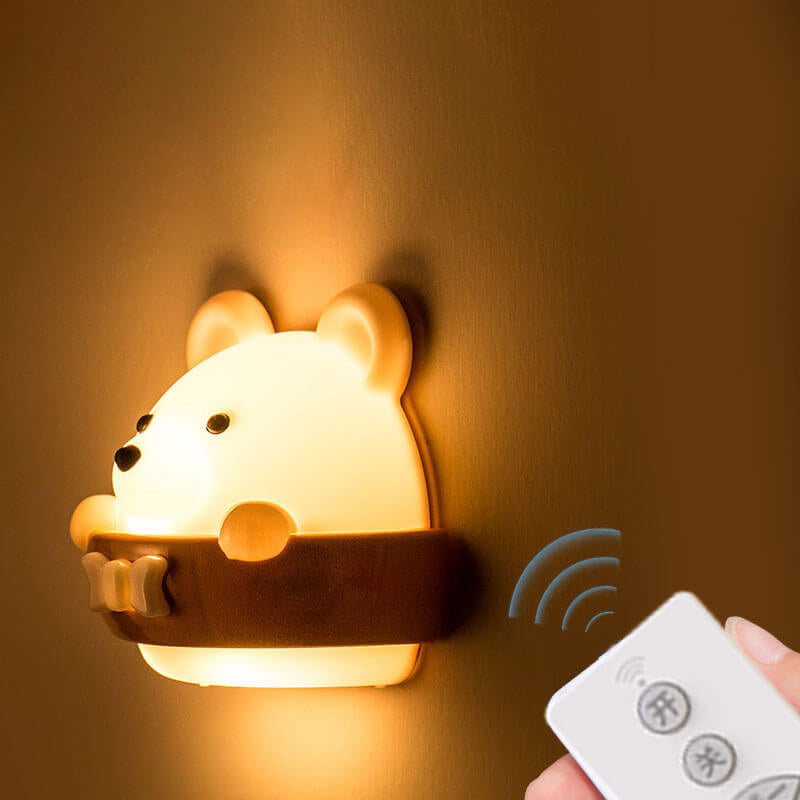 Lumendat Cartoon ABS Creative Bear LED Night Light Wall Sconce Lamp Lumendat