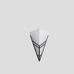 Nordic Creative Iron Triangles Geometry 1-Light Wall Sconce Lamp Lumendat