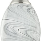 Modern Light Luxury Simple Marble Long Barrel 1-light Pendant Light