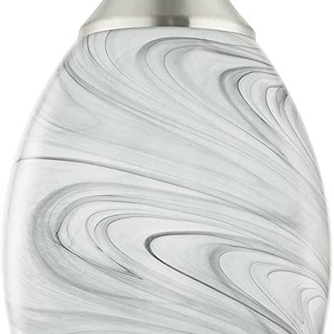 Modern Light Luxury Simple Marble Long Barrel 1-light Pendant Light