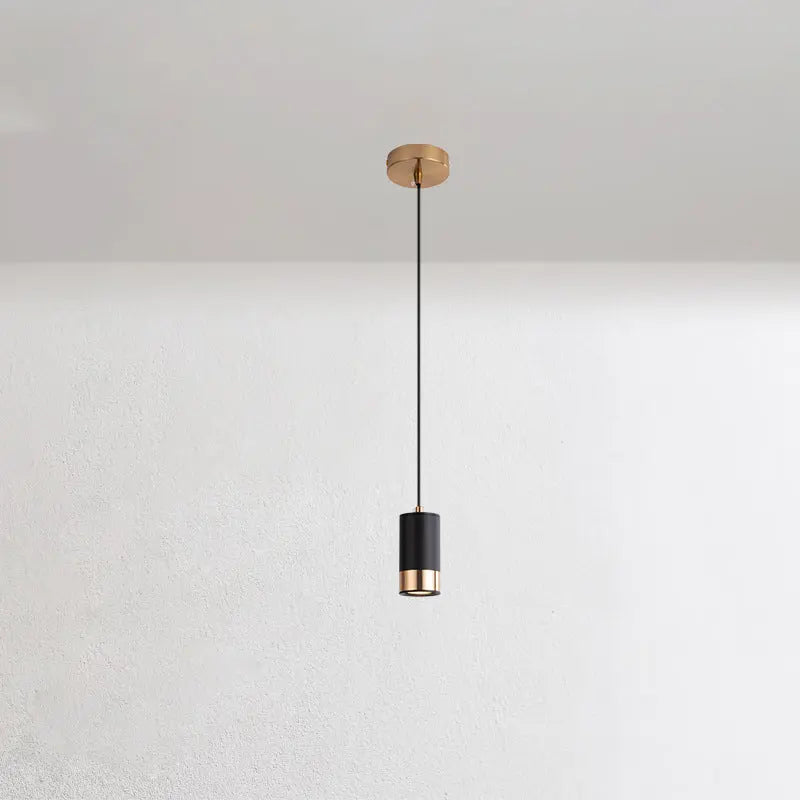 Nordic Minimalist Column Iron Mini 1-light Pendant Light Lumendat