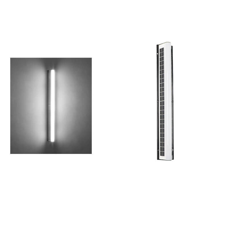Modern Long Acrylic Solar LED Waterproof Outdoor Garden Wall Light Lumendat