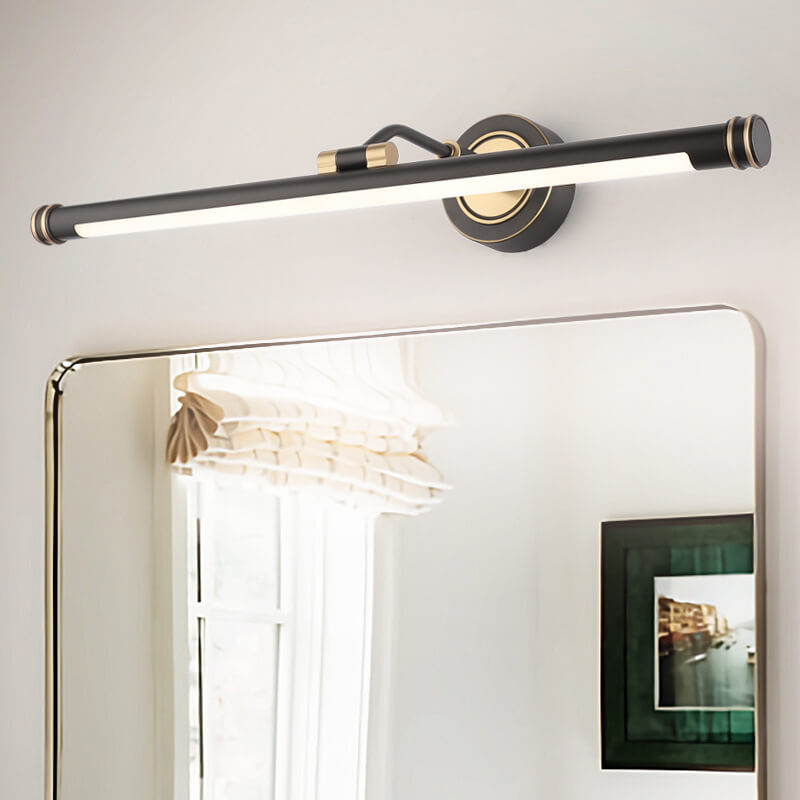Modern Luxury Long Strip Full Copper Arcylic LED Vanity Light Wall Sconce Lamp Lumendat