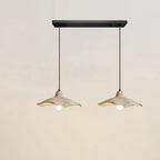 Japanese Vintage Cement Flower Lampshade Island Light Chandelier – 1/2/3 Light Lumendat