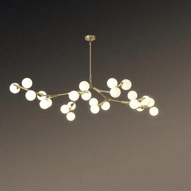 Modern Creative Magic Bean Branch Glass 12/18/24 Light Chandelier Lumendat
