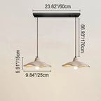 Japanese Vintage Cement Flower Lampshade Island Light Chandelier – 1/2/3 Light Lumendat