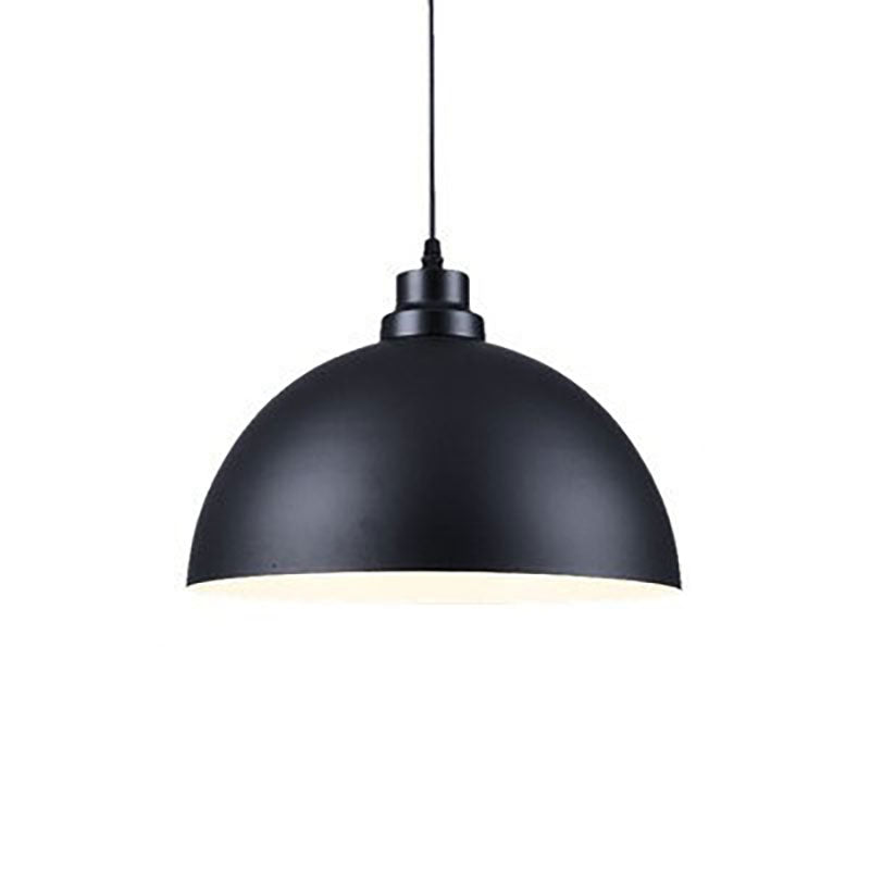 Industrial Simple Iron Dome Pot Lid 1-Light Pendant Light