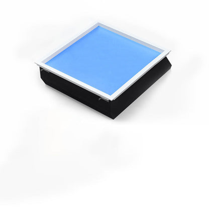 Modern Minimalist Smart Blue Sky Metal LED Flush Mount Ceiling Light for Living Room