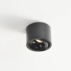 Modern Minimalist Round Spotlight Adjustable LED Flush Mount Ceiling Light BulbSquare