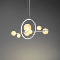 Modern Glass Long Bubble Magic Bean Island Light 7/10 Light Chandelier Lumendat
